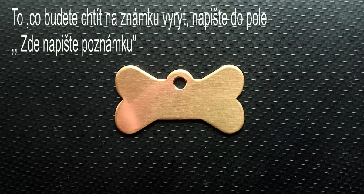 kostička 35x19 mm mosaz